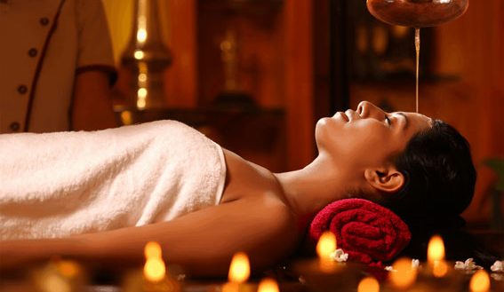massage shirodhara